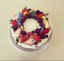 美式可可戚风裸蛋糕