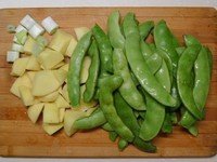 红烧排骨炖豆角土豆