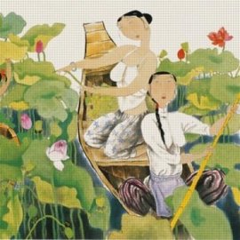 采莲曲·落日清江里