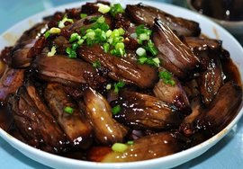 红烧肉末茄子