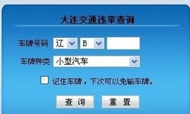 大连车辆违章查询