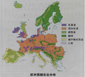 欧洲乳畜业区位条件,分布及特点_360问答
