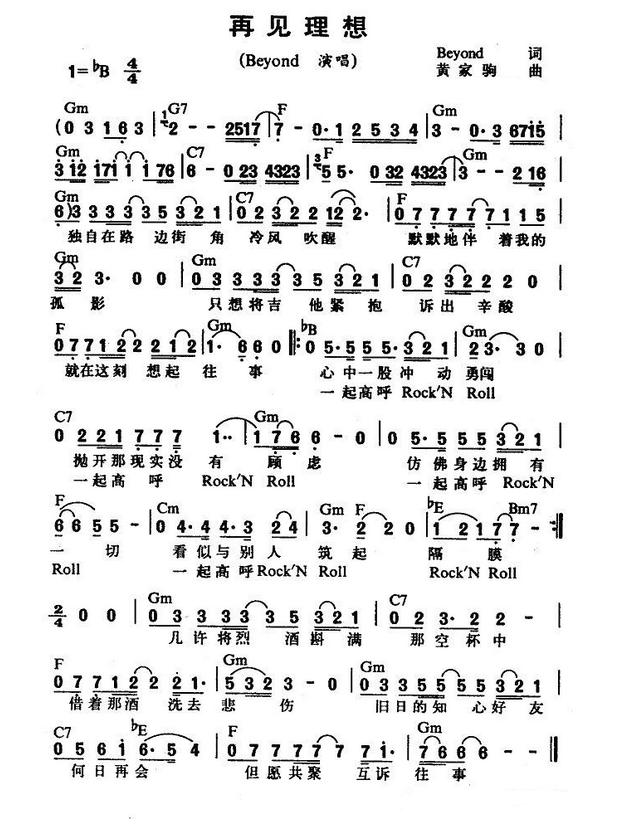 曲谱
