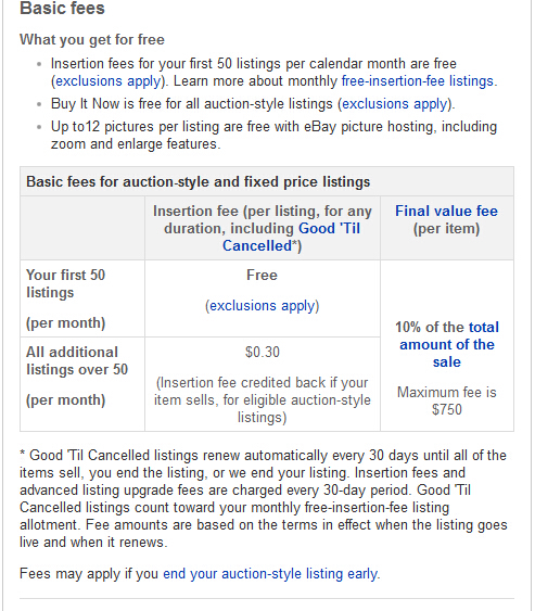 在ebay上卖东西是怎样收费的_360问答