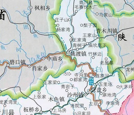 青川县详细地图图片